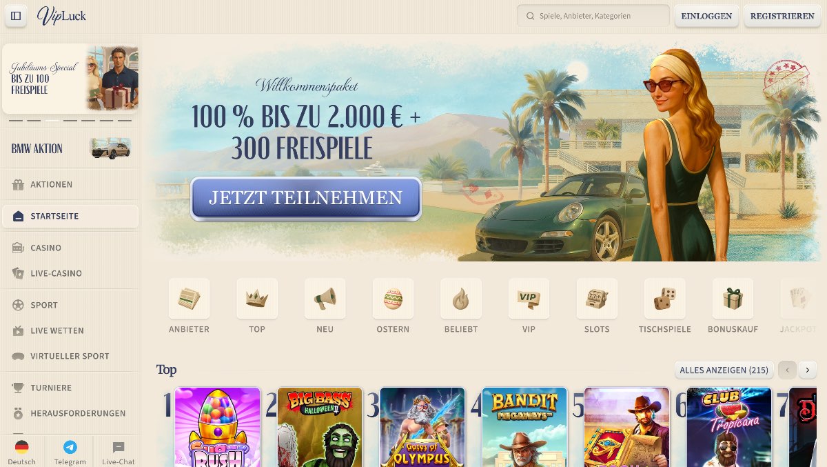 VipLuck Online Casino